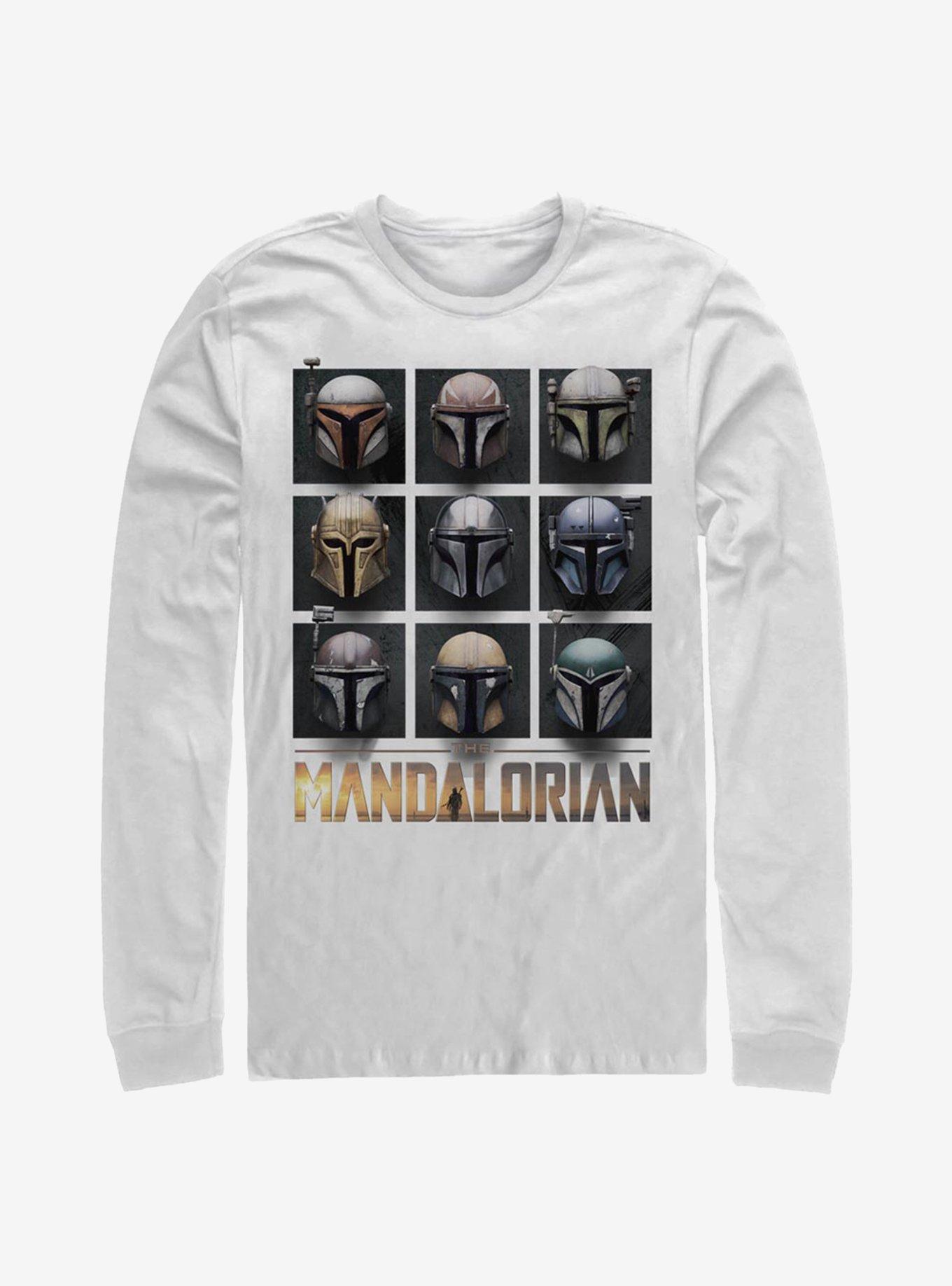 Star Wars The Mandalorian Mando Helmet Boxup Long-Sleeve T-Shirt, , hi-res