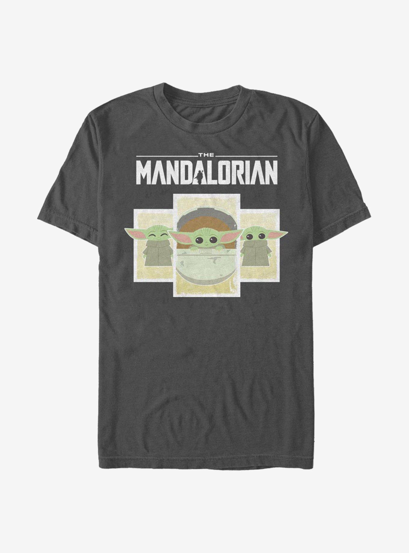 Star Wars The Mandalorian The Child Boxes T-Shirt, CHARCOAL, hi-res