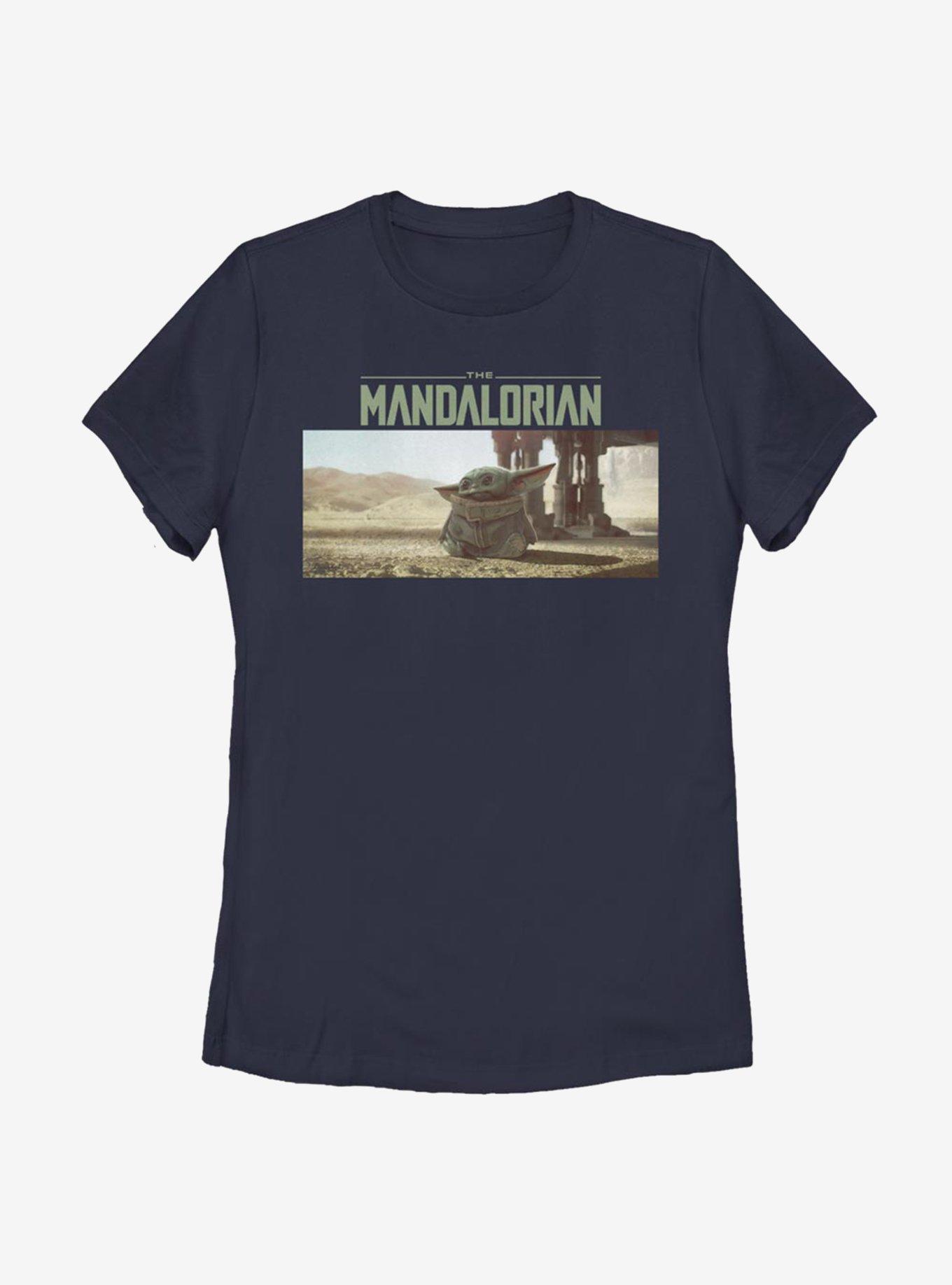 Star Wars The Mandalorian Still Looking Womens T-Shirt, NAVY, hi-res