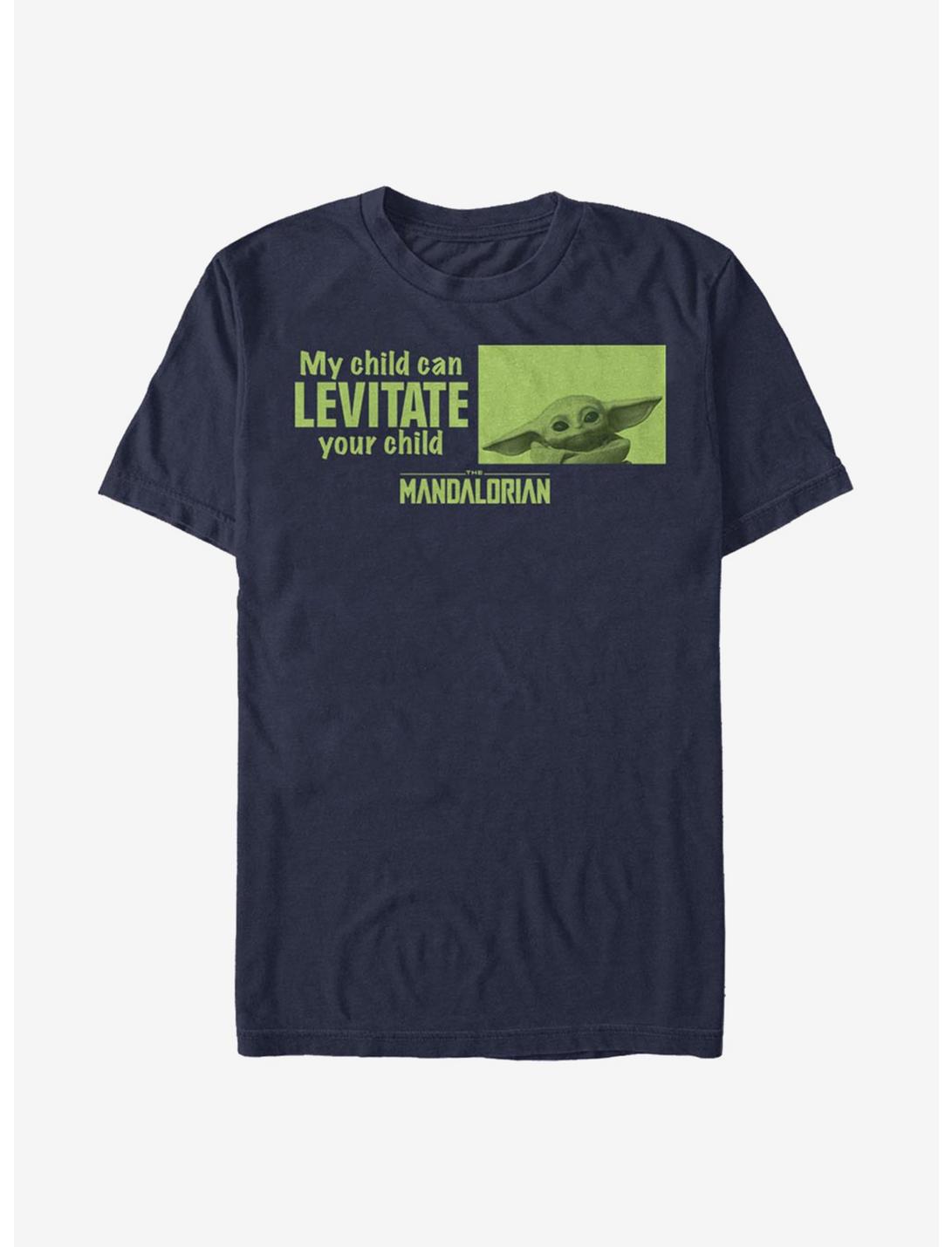 Star Wars The Mandalorian Levitate The Child T-Shirt, NAVY, hi-res