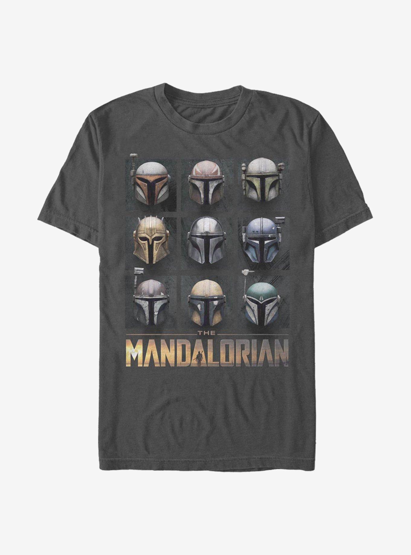 Star Wars The Mandalorian Mando Helmet Boxup T-Shirt