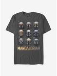 Star Wars The Mandalorian Mando Helmet Boxup T-Shirt, CHARCOAL, hi-res