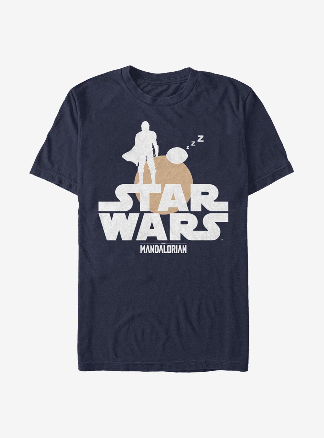 Star Wars The Mandalorian Sunset Duo T-Shirt, NAVY, hi-res