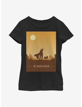Star Wars The Mandalorian Mando And The Child Poster Youth Girls T-Shirt, , hi-res