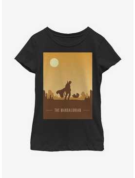 Star Wars The Mandalorian Mando And The Child Poster Youth Girls T-Shirt, , hi-res