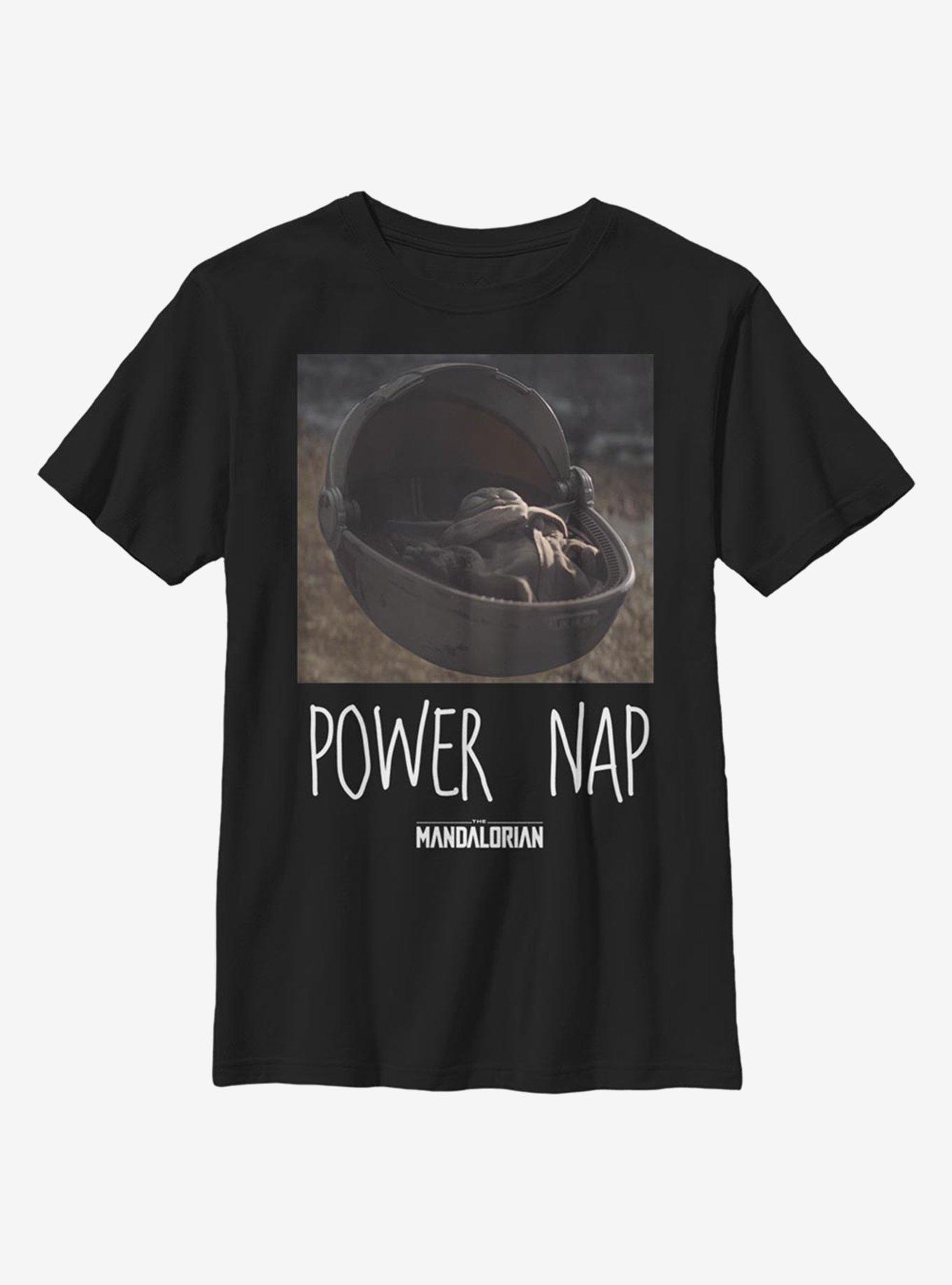 Star Wars The Mandalorian Power Nap Youth T-Shirt, , hi-res