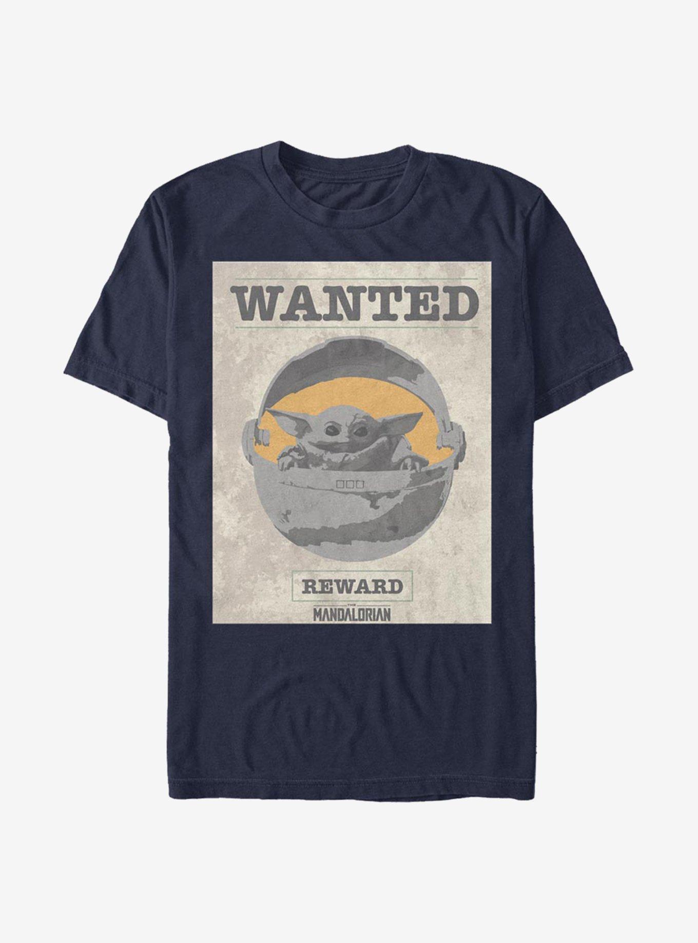 Star Wars The Mandalorian Wanted The Child T-Shirt, NAVY, hi-res