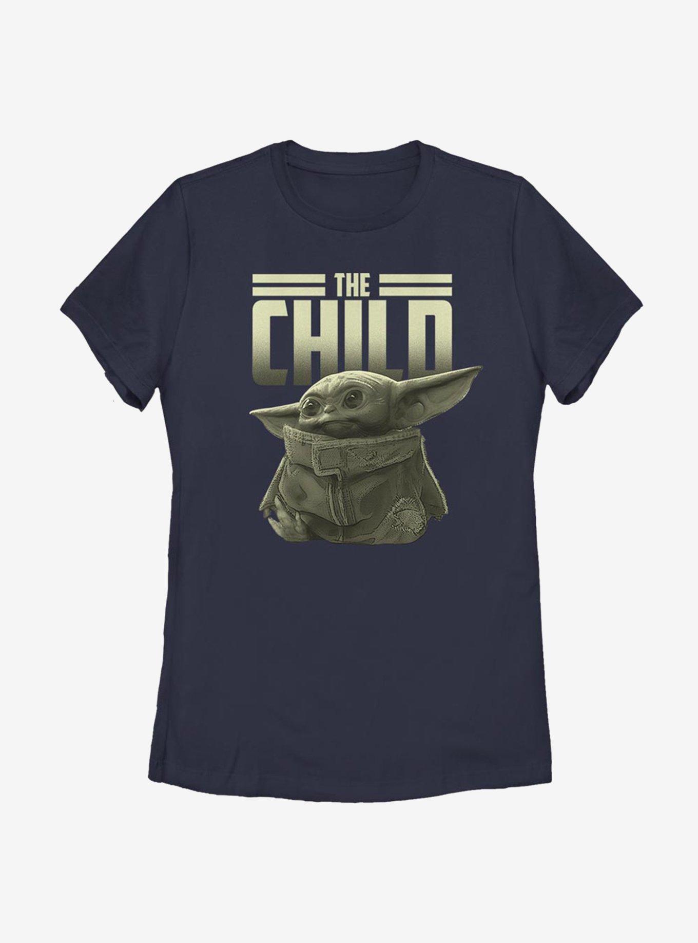 Star Wars The Mandalorian Meet The Child Womens T-Shirt, NAVY, hi-res