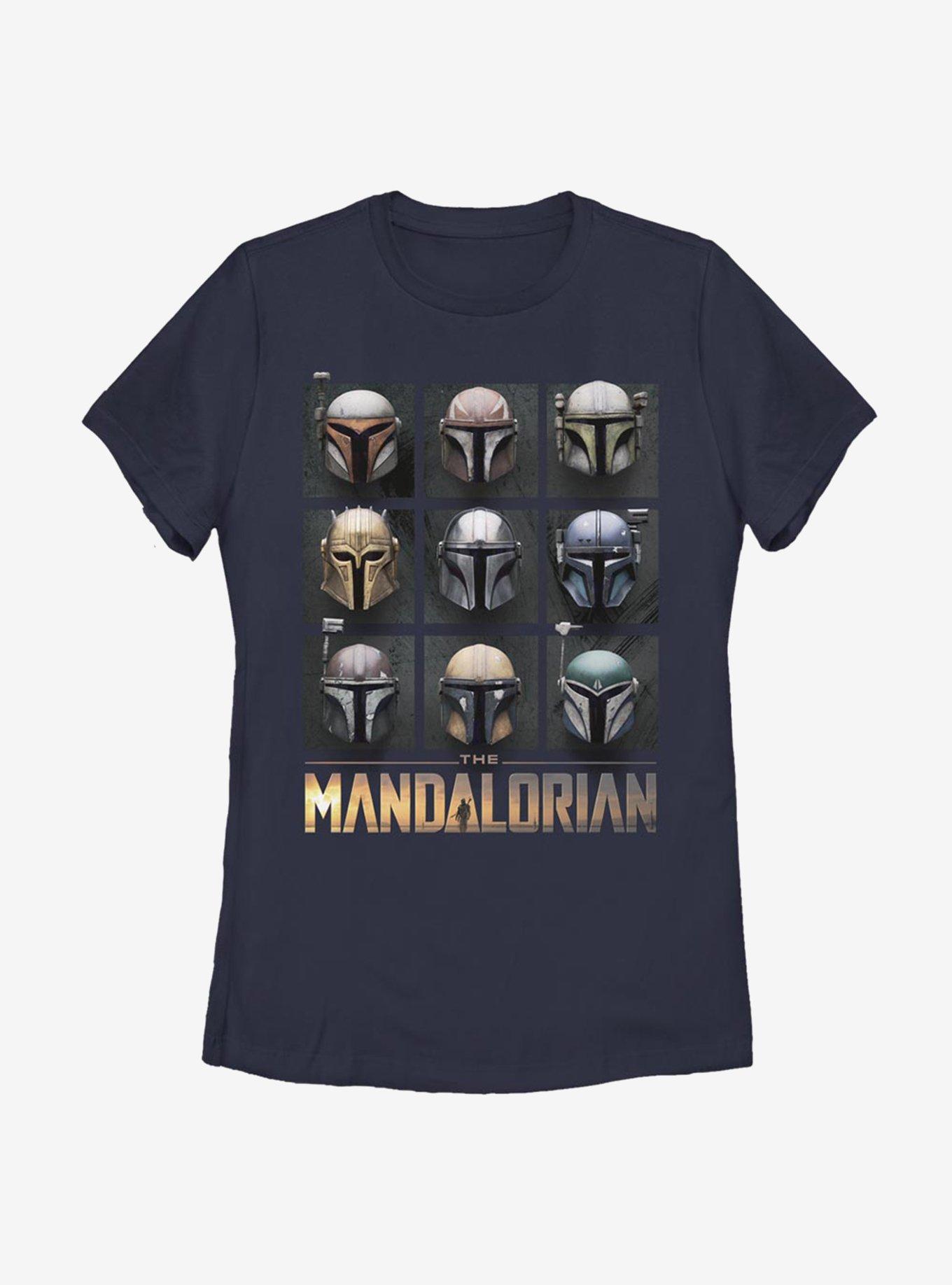 Star Wars The Mandalorian Mando Helmet Boxup Womens T-Shirt, , hi-res