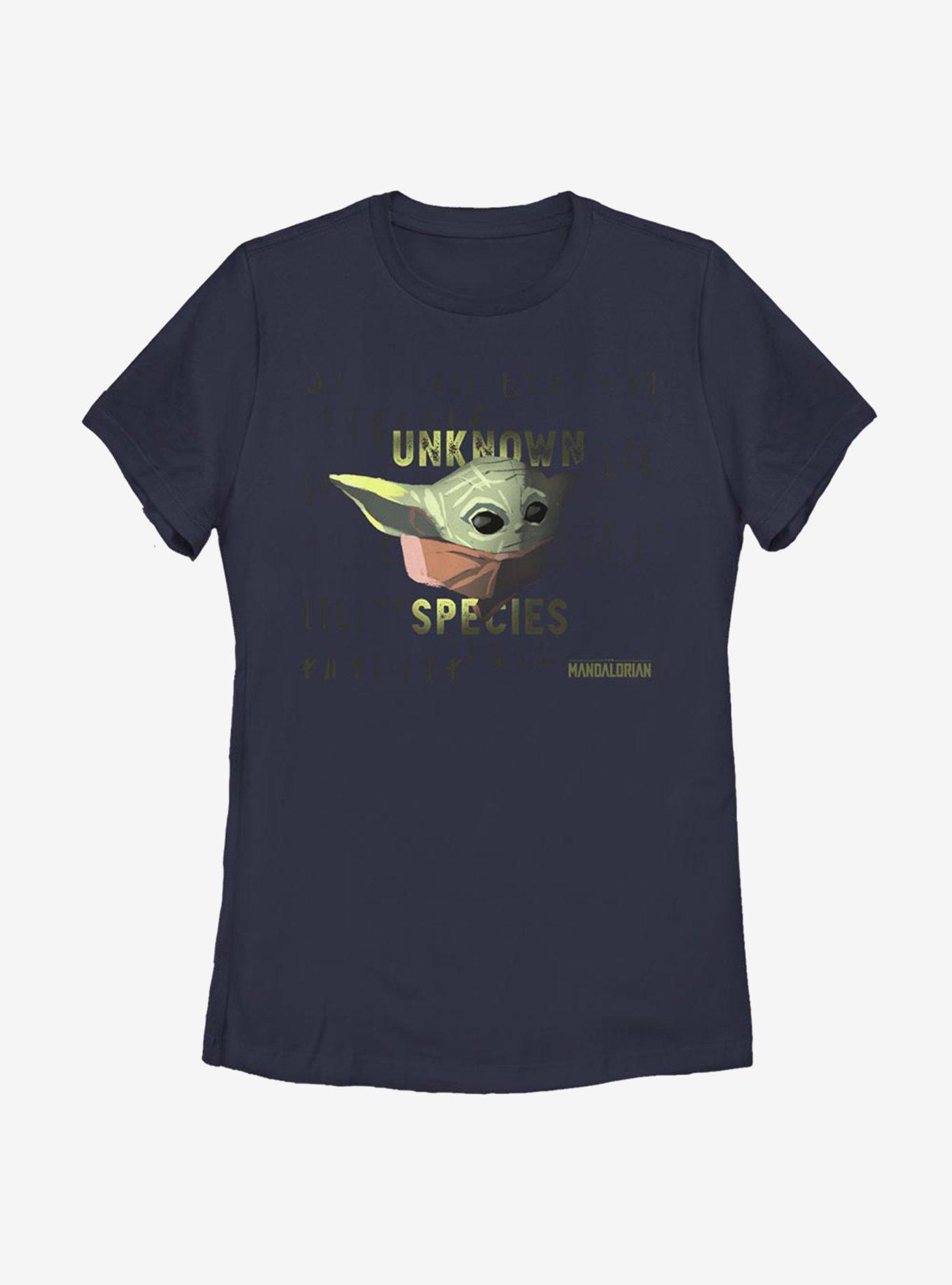 Star Wars The Mandalorian Unknown Species Womens T-Shirt, NAVY, hi-res