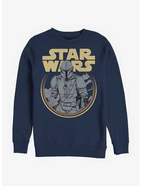 Star Wars The Mandalorian Retro Mando Sweatshirt, , hi-res