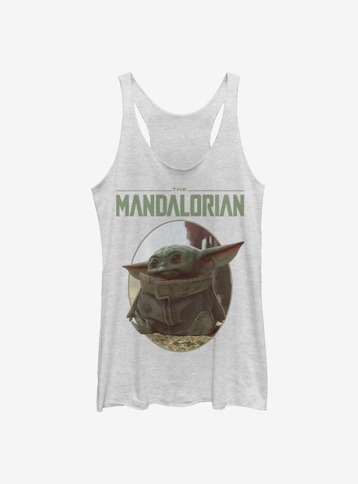 Star Wars The Mandalorian The Look Womens Tank Top, WHITE HTR, hi-res