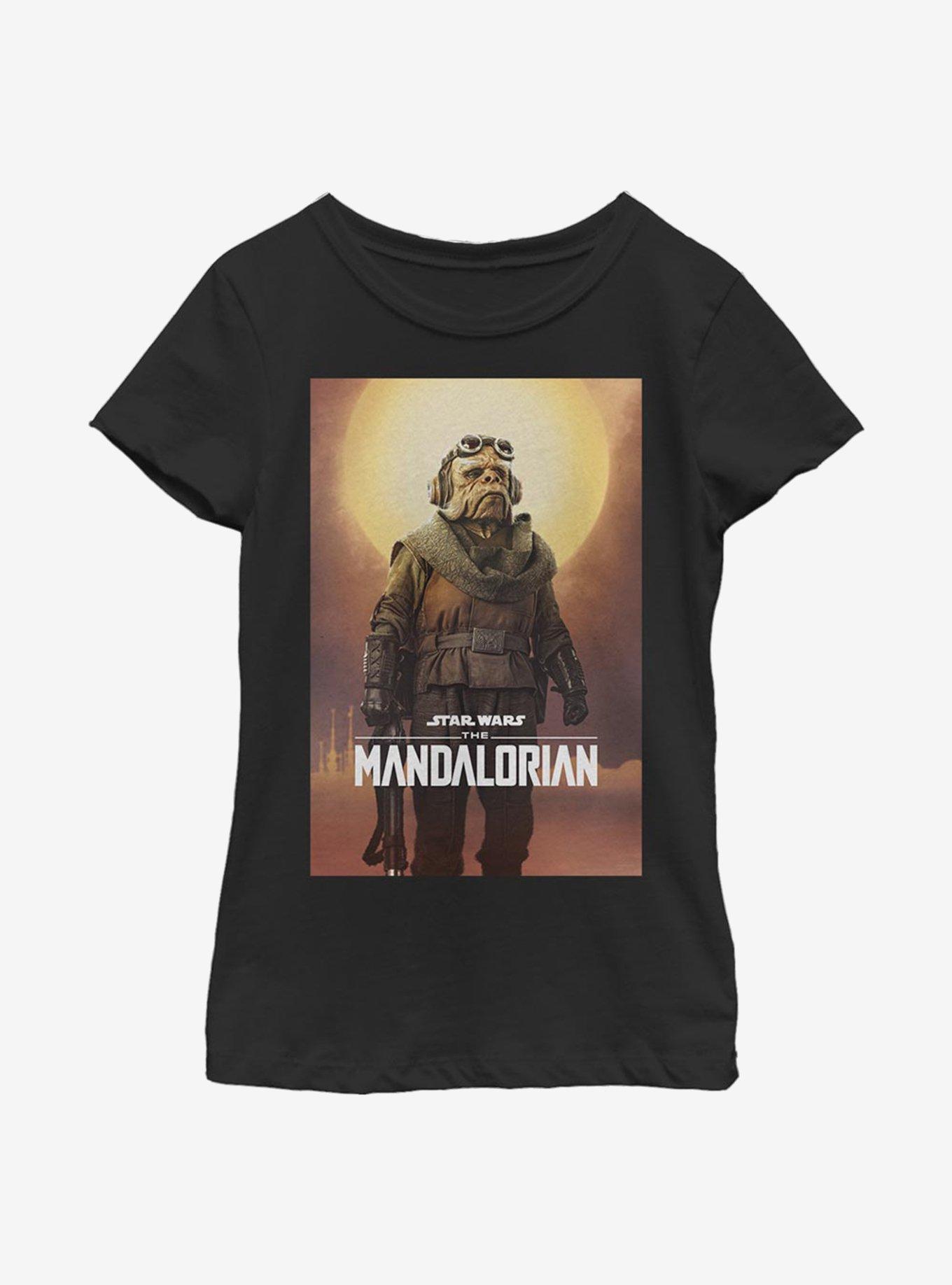 Star Wars The Mandalorian Alien Poster Youth Girls T-Shirt, , hi-res