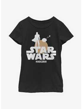 Star Wars The Mandalorian Sunset Duo Youth Girls T-Shirt, , hi-res