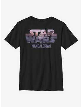 Star Wars The Mandalorian The Child Logo Fill Youth T-Shirt, , hi-res