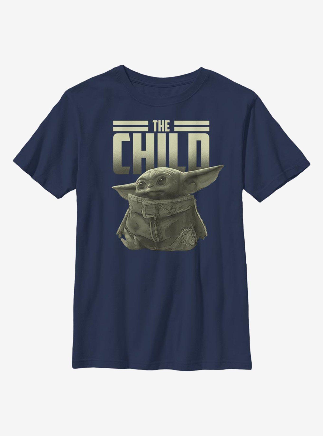 Star Wars The Mandalorian Meet The Child Youth T-Shirt, NAVY, hi-res