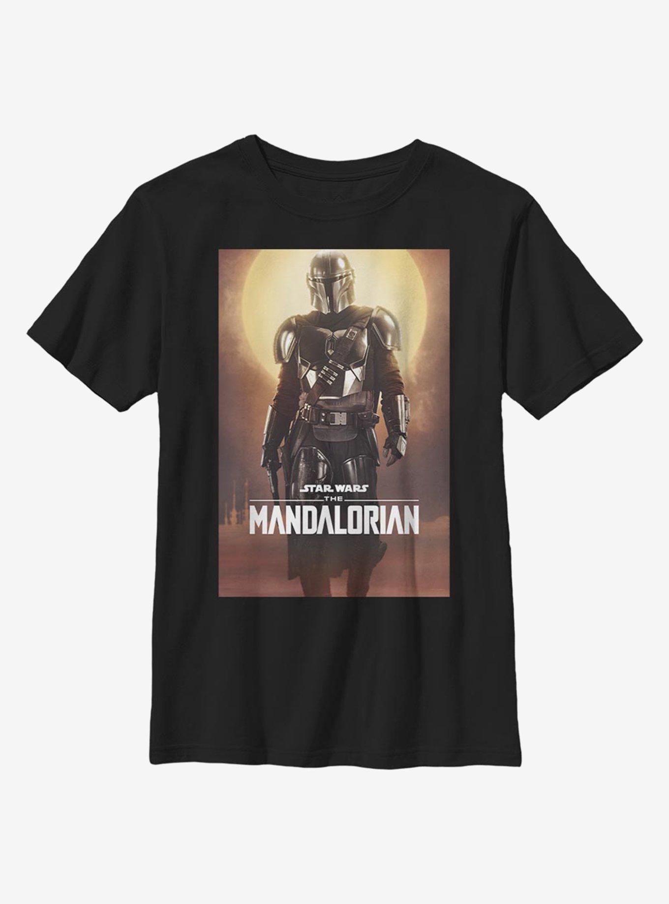 Star Wars The Mandalorian Main Poster Youth T-Shirt, , hi-res