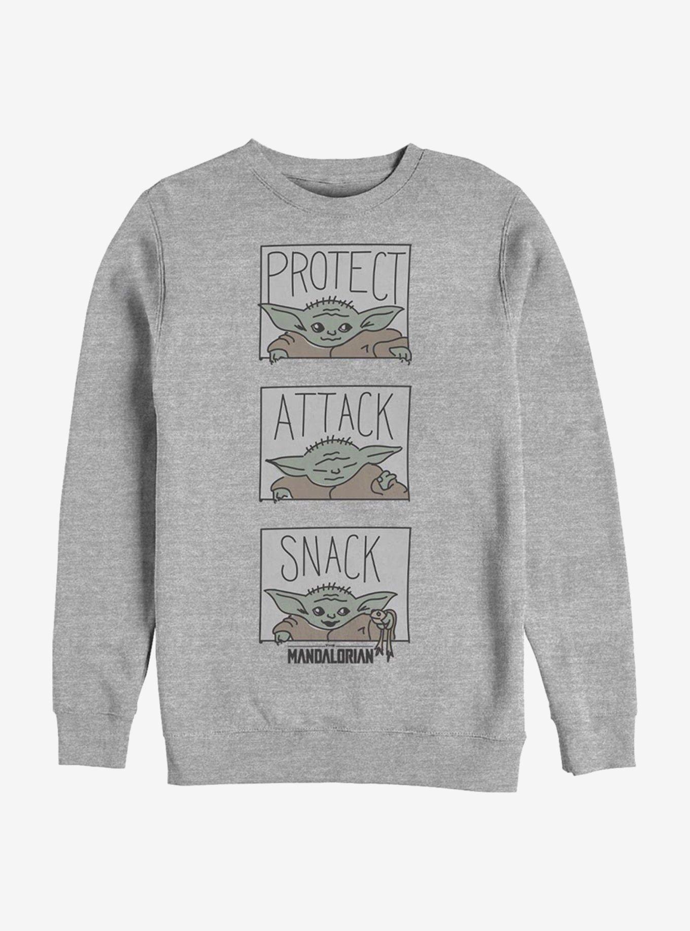 Star Wars The Mandalorian Child Comic Panel Sweatshirt, , hi-res