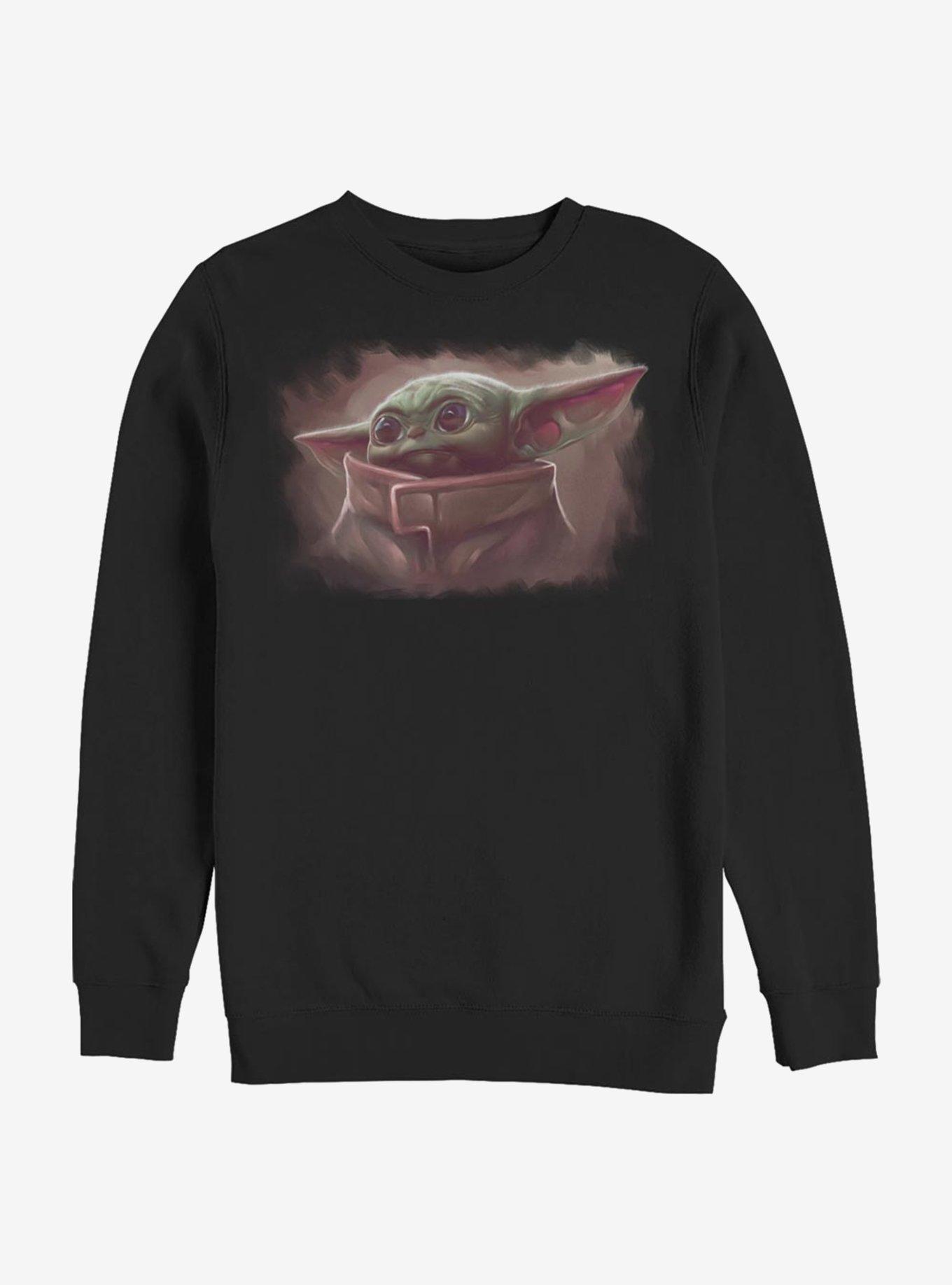 Star Wars The Mandalorian Cute Painting Sweatshirt, , hi-res