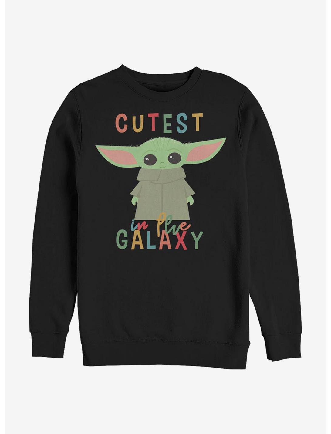 Star Wars The Mandalorian Cutest Little Child Sweatshirt, BLACK, hi-res