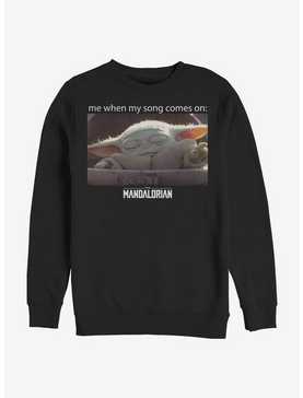 Star Wars The Mandalorian Song Meme V2 Sweatshirt, , hi-res
