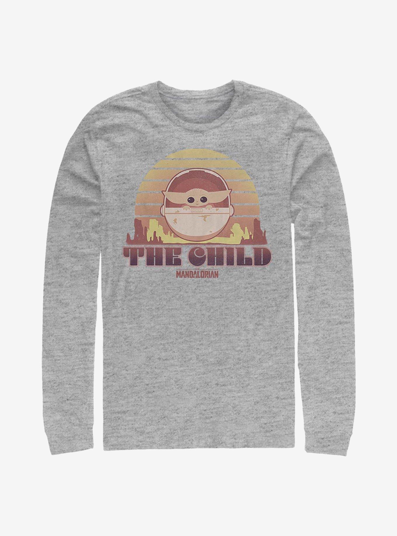 Star Wars The Mandalorian Sunset The Child Long-Sleeve T-Shirt