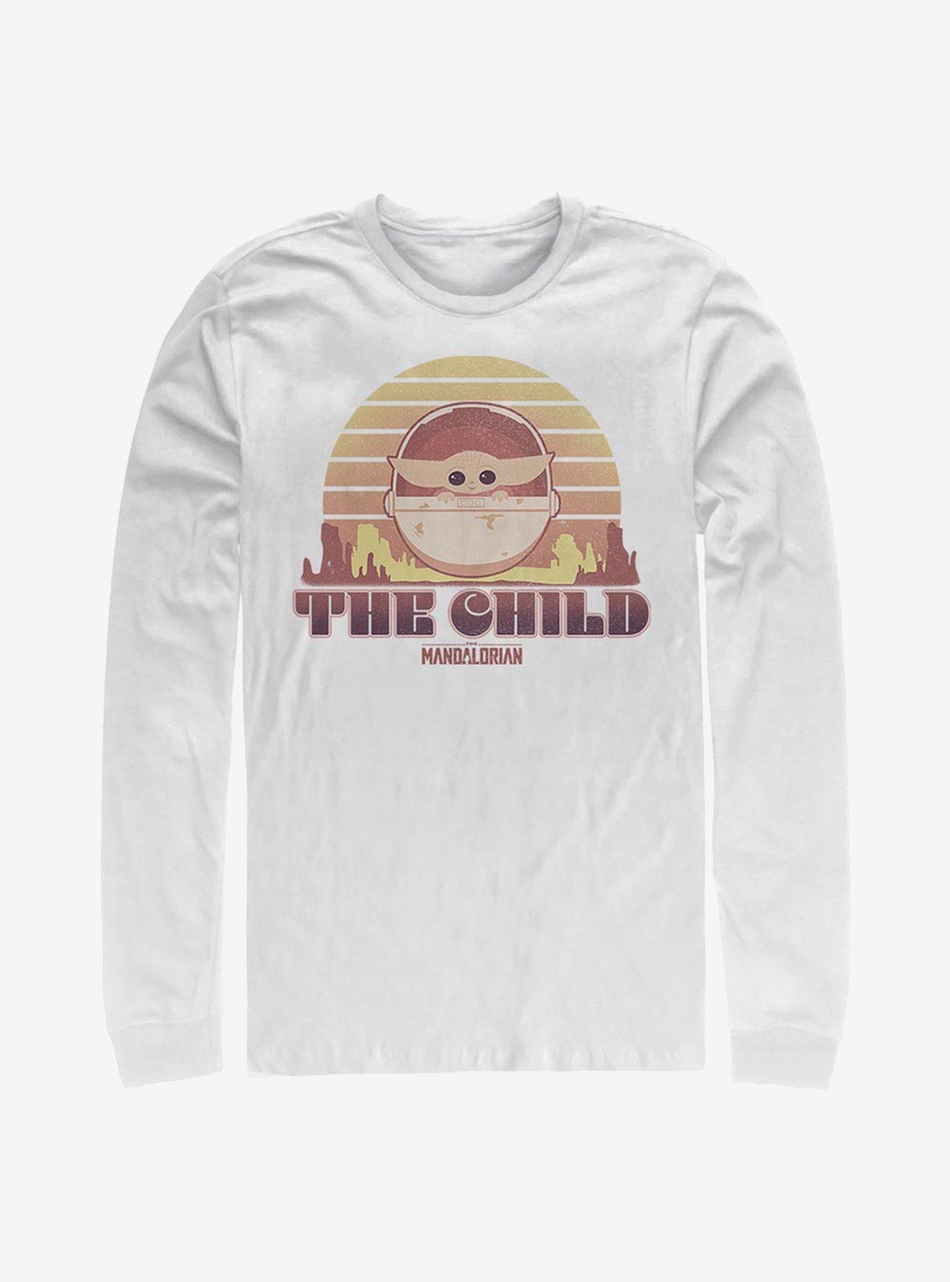 Star Wars The Mandalorian Sunset The Child Long-Sleeve T-Shirt