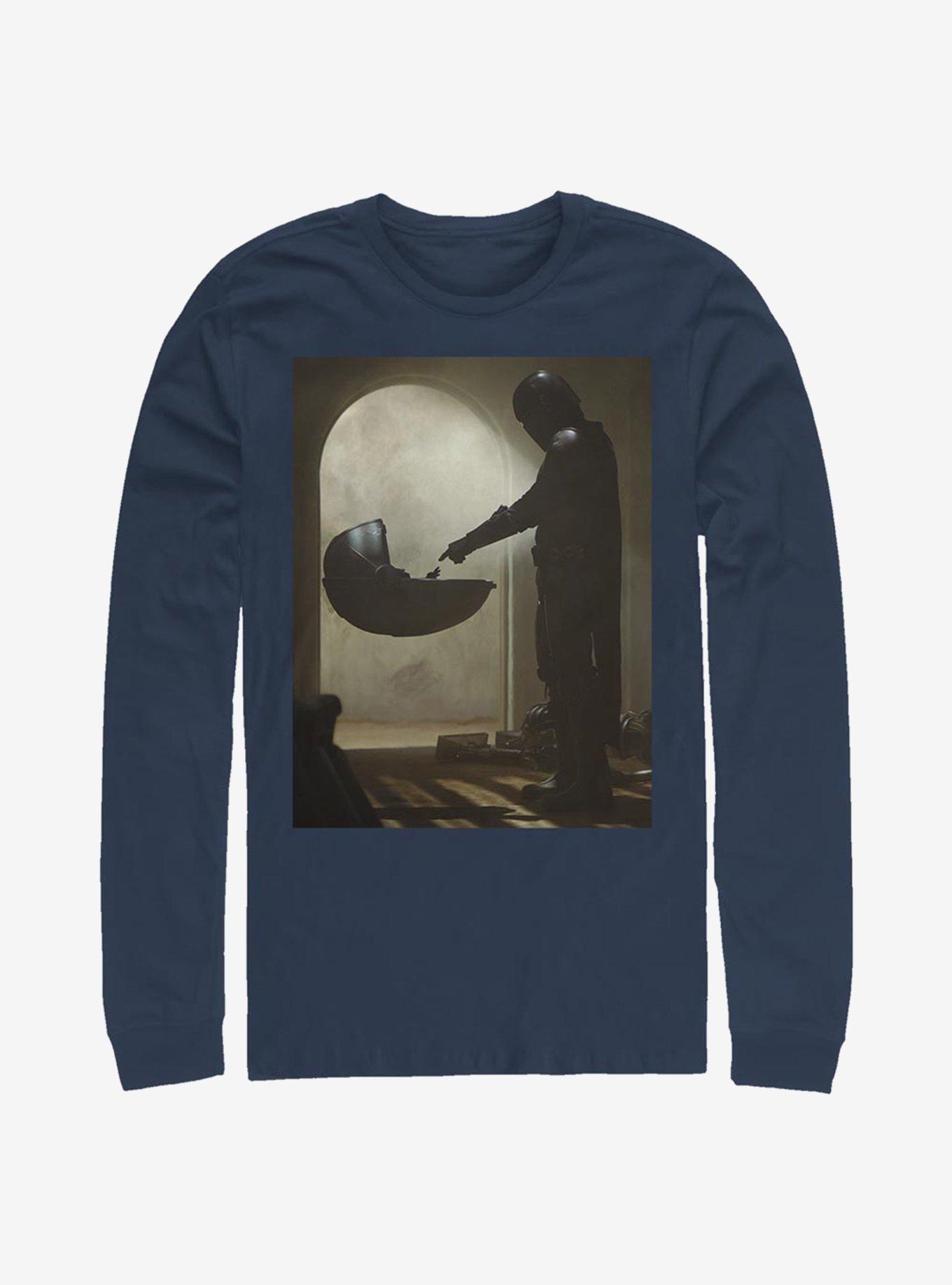 Star Wars The Mandalorian Tall Scene Long-Sleeve T-Shirt