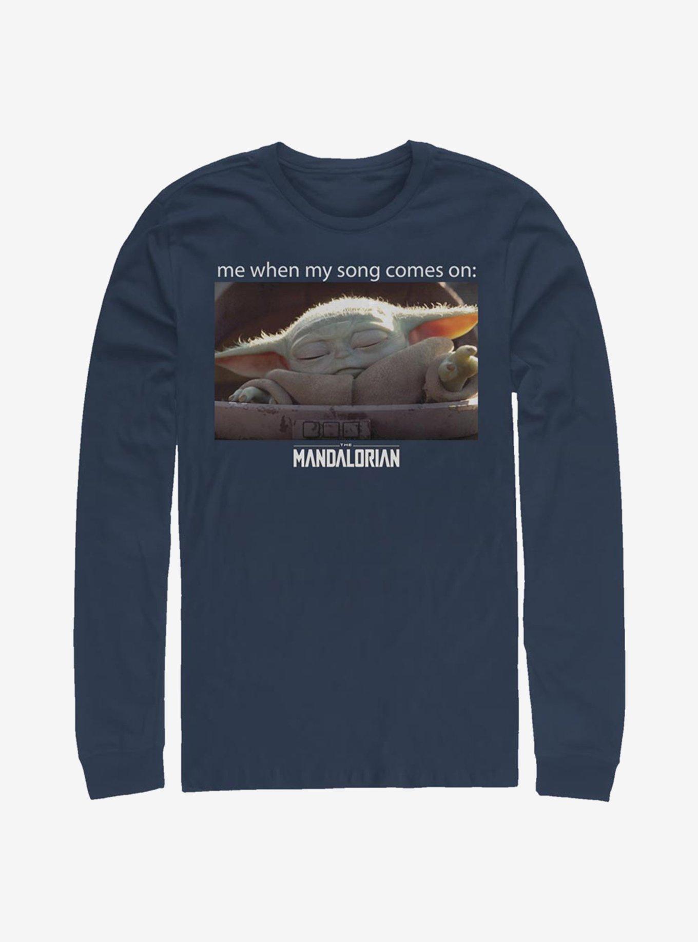 Star Wars The Mandalorian Song Meme V2 Long-Sleeve T-Shirt, , hi-res