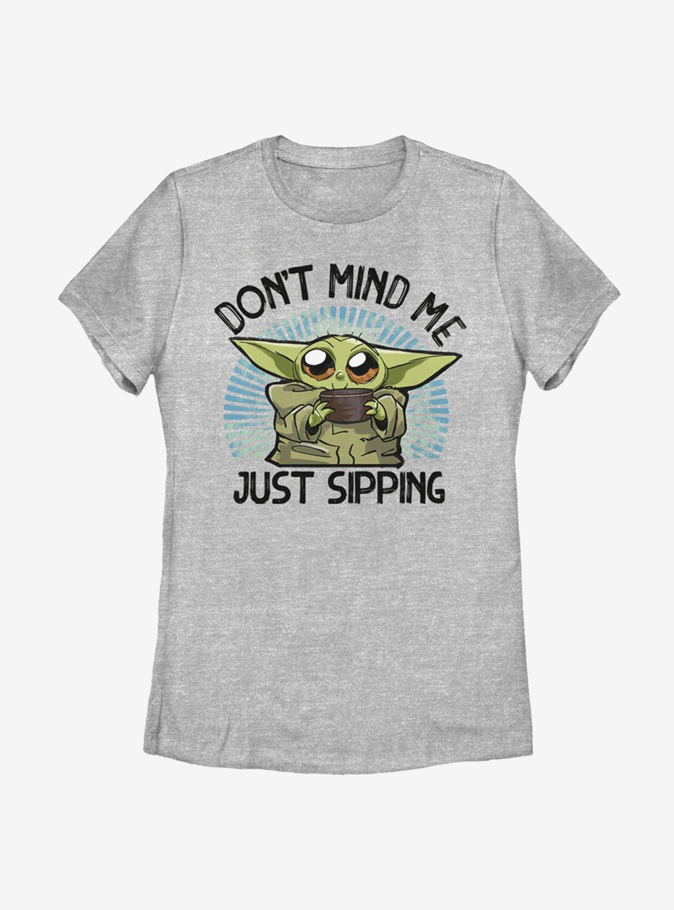 Star Wars The Mandalorian Just Sipping Womens T-Shirt, , hi-res