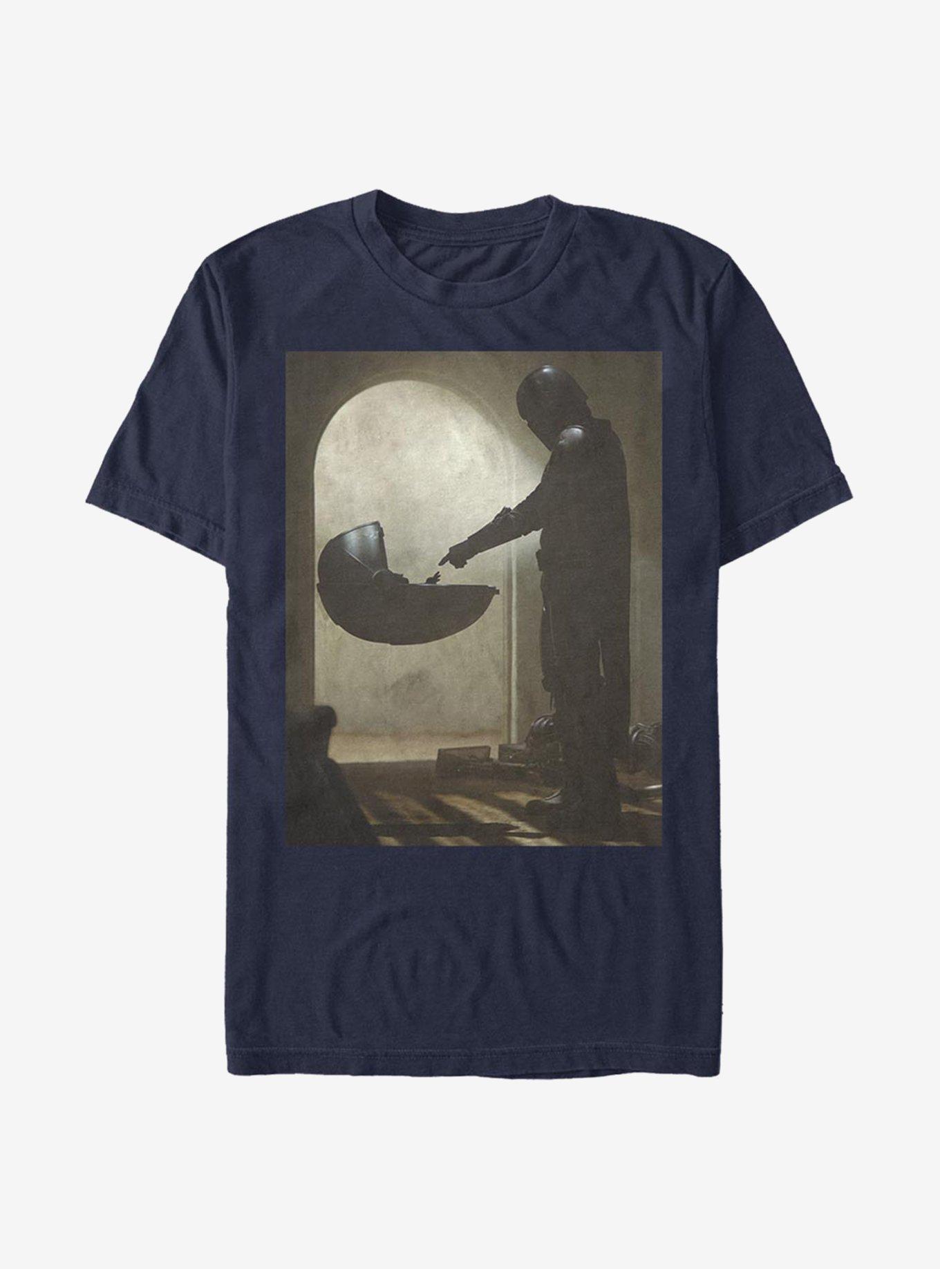 Star Wars The Mandalorian Tall Scene T-Shirt, NAVY, hi-res