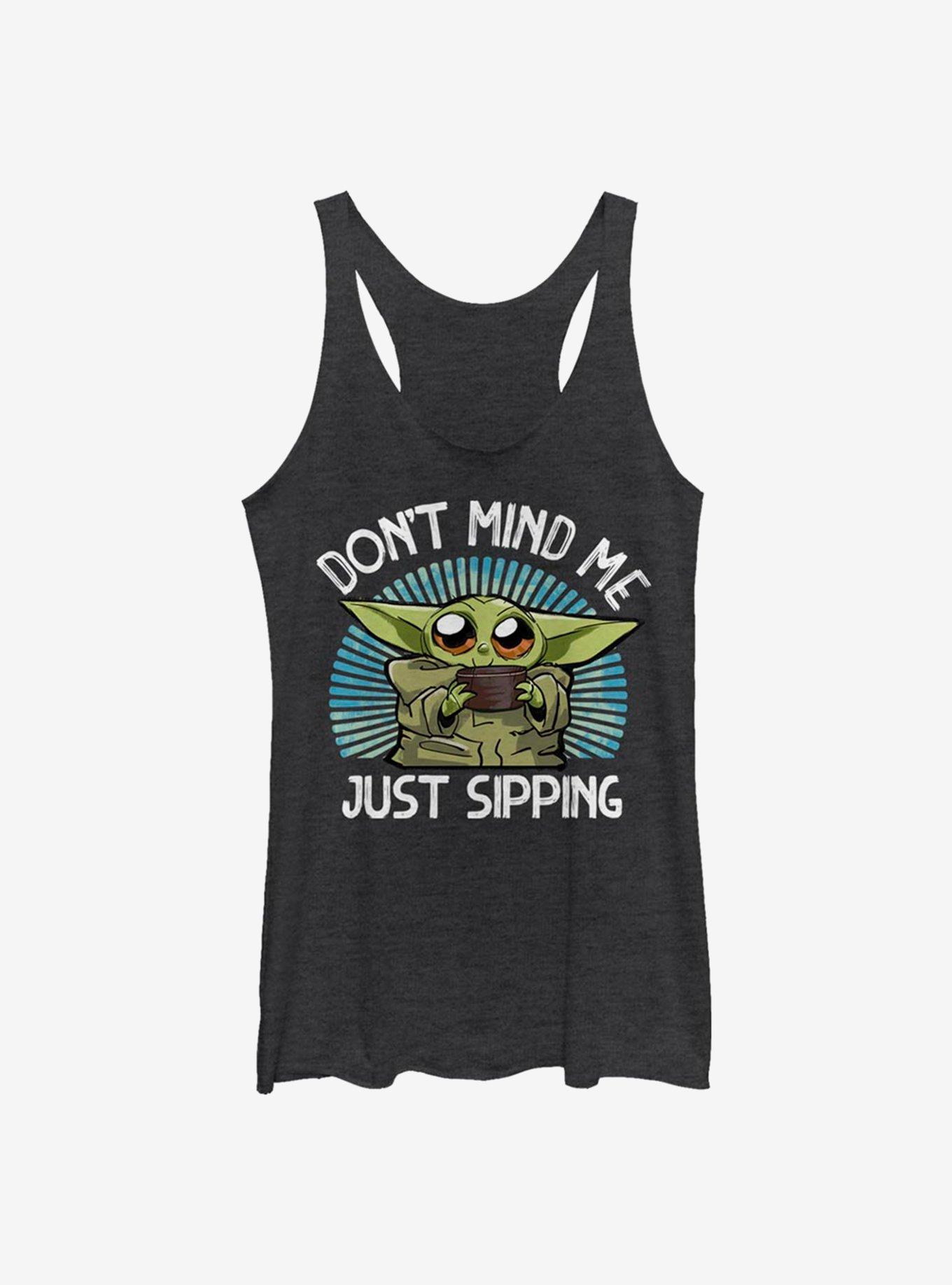 Star Wars The Mandalorian Just Sipping Womens Tank Top, , hi-res