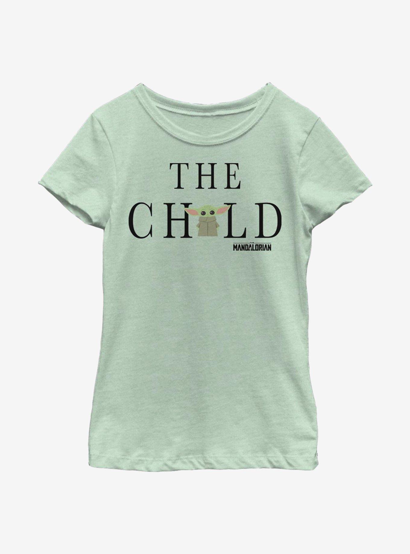 Star Wars The Mandalorian Child Text Youth Girls T-Shirt, , hi-res