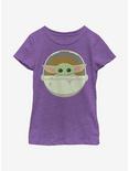 Star Wars The Mandalorian Simple Carriage Youth Girls T-Shirt, PURPLE BERRY, hi-res