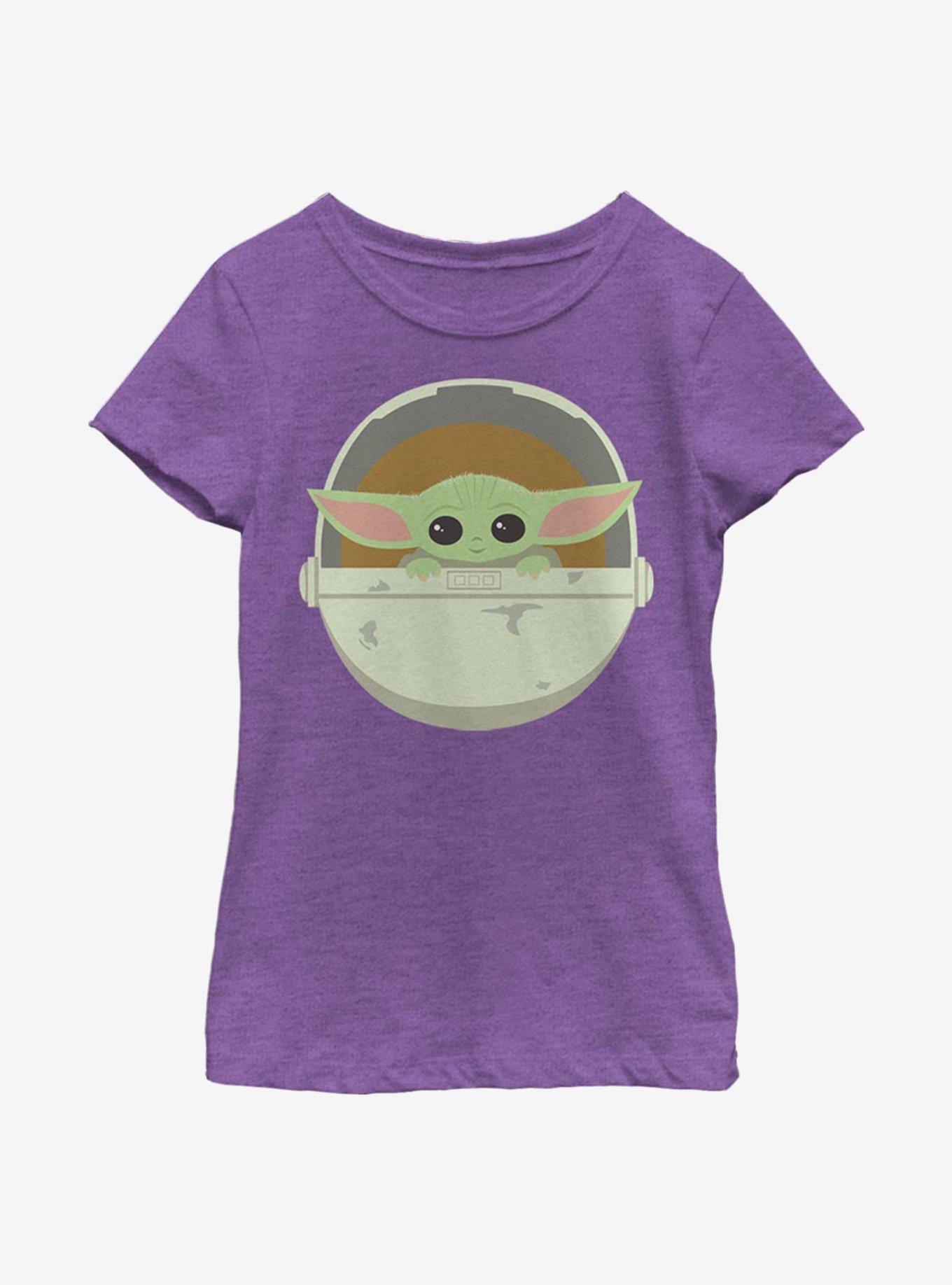 Star Wars The Mandalorian Simple Carriage Youth Girls T-Shirt, , hi-res
