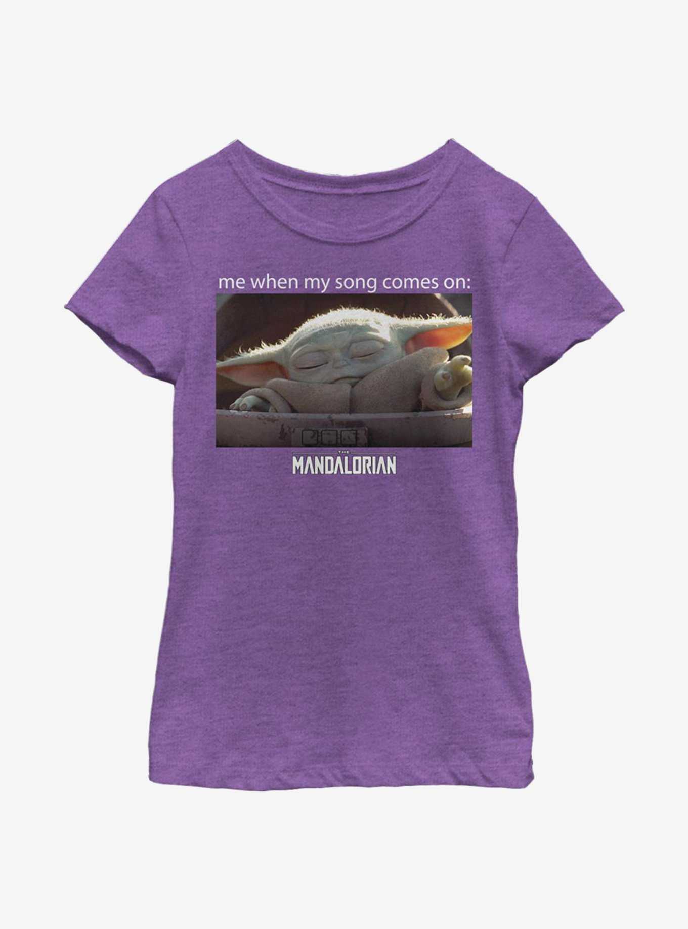 Star Wars The Mandalorian Song Meme V2 Youth Girls T-Shirt, , hi-res