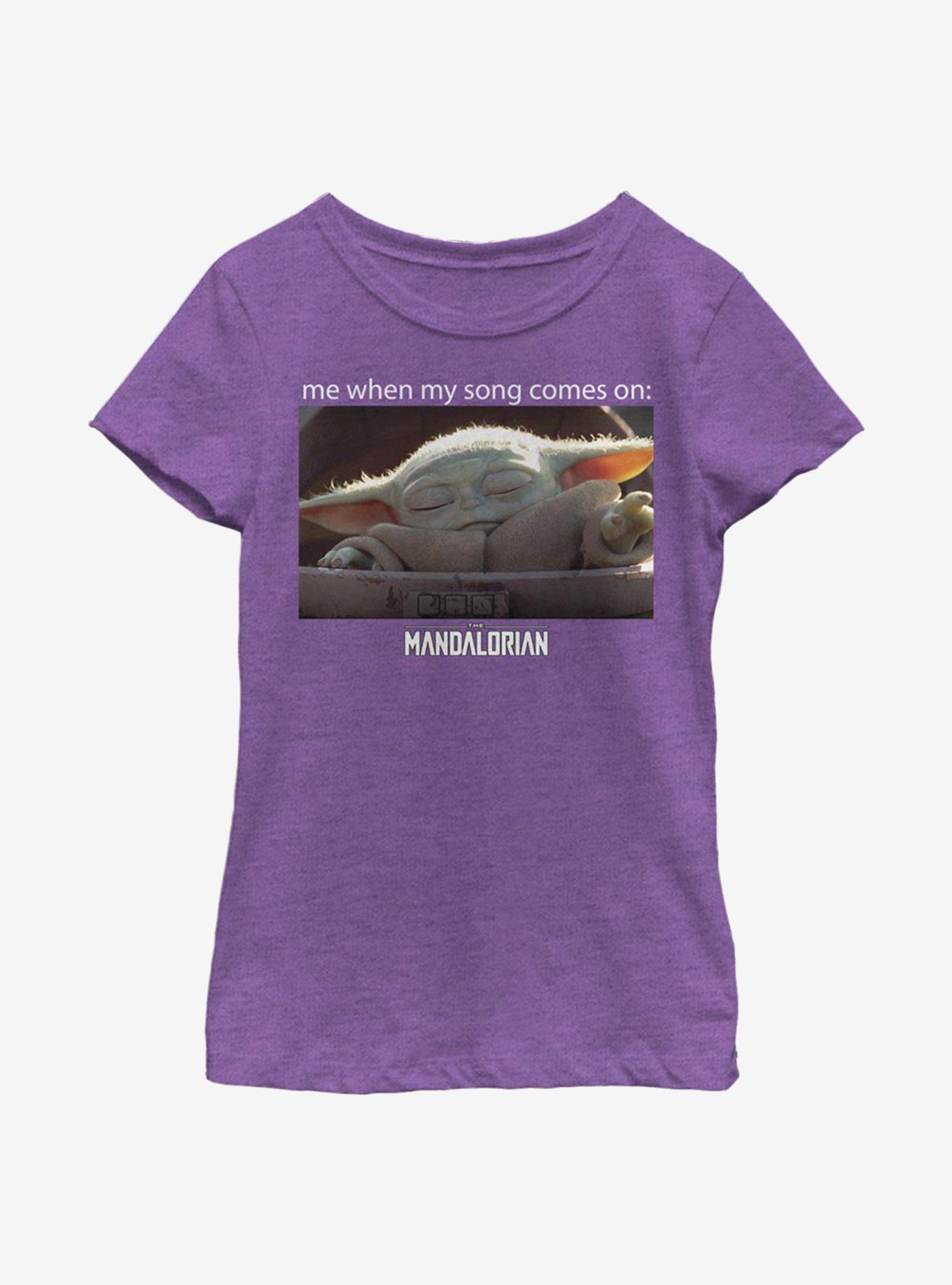 Star Wars The Mandalorian Song Meme V2 Youth Girls T-Shirt, , hi-res