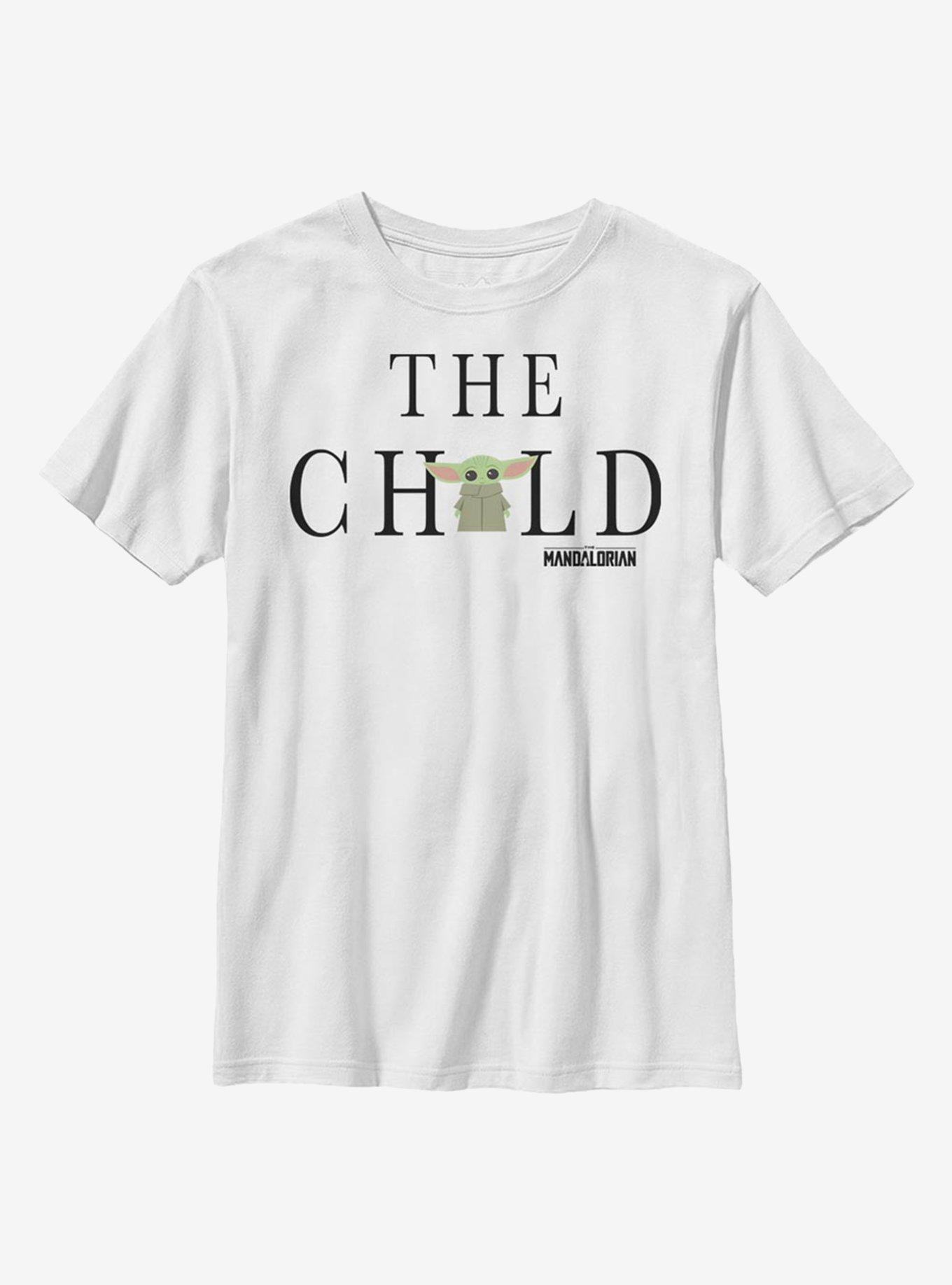 Star Wars The Mandalorian Child Text Youth T-Shirt, , hi-res