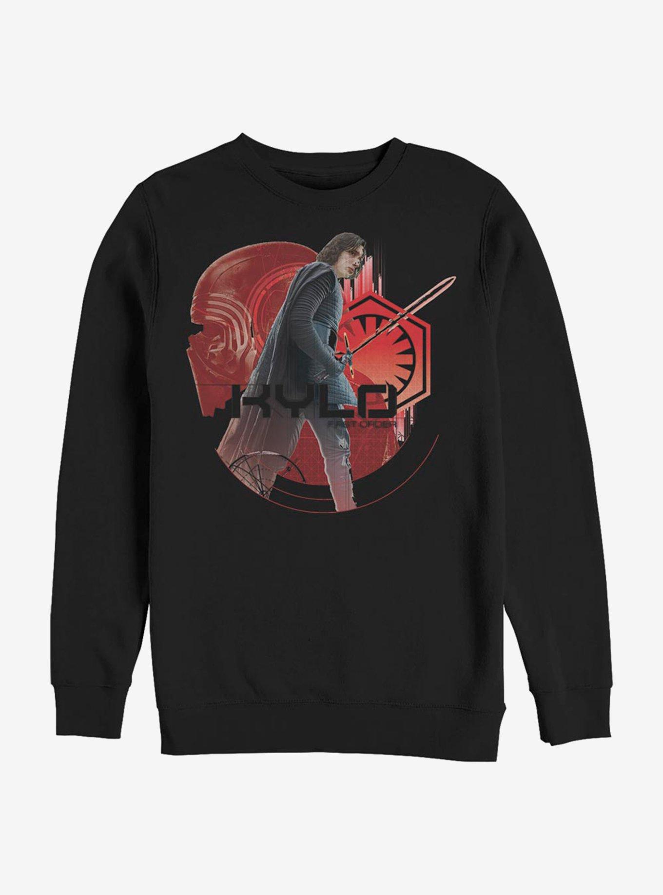 Star Wars Episode VIII: The Last Jedi Kylo Fears Sweatshirt, BLACK, hi-res