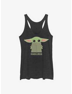 Star Wars The Mandalorian The Child Covered Face Womens Tank Top, , hi-res