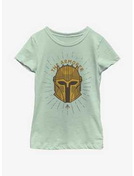 Star Wars The Mandalorian Armorer Shield Youth Girls T-Shirt, , hi-res