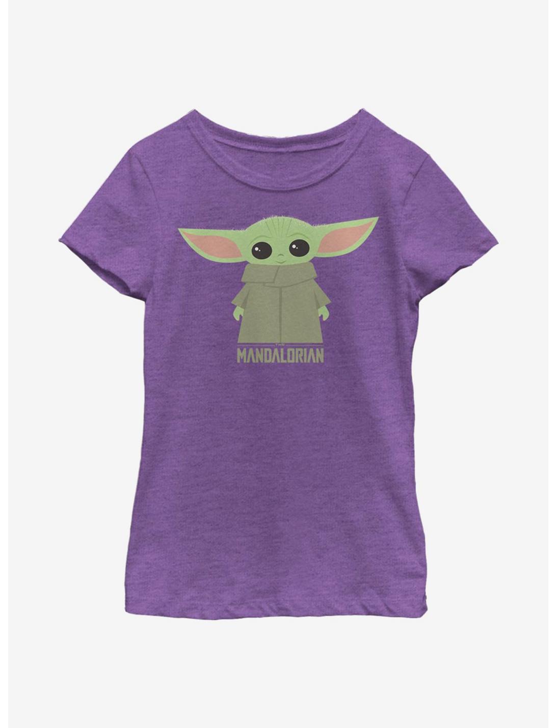 Star Wars The Mandalorian The Child Cute Stance Youth Girls T-Shirt, PURPLE BERRY, hi-res