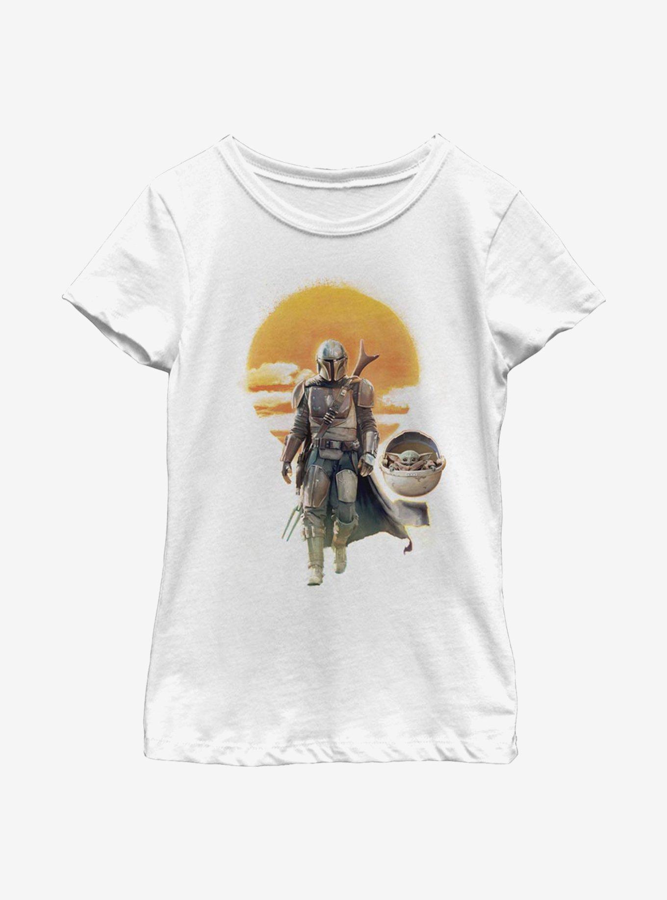 Star Wars The Mandalorian Mando Child Walk Youth Girls T-Shirt, , hi-res