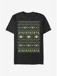 Star Wars The Mandalorian The Child Holiday Sweater T-Shirt, BLACK, hi-res