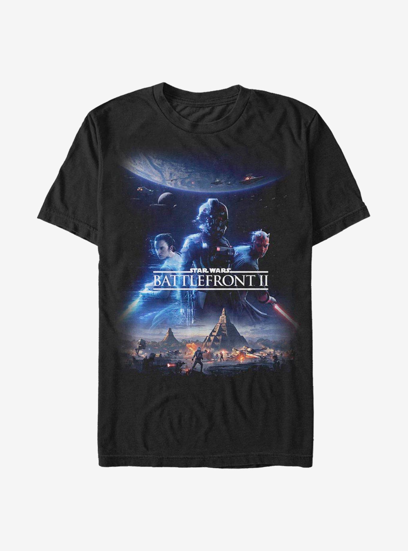 Star Wars Battlefront Poster T-Shirt, BLACK, hi-res