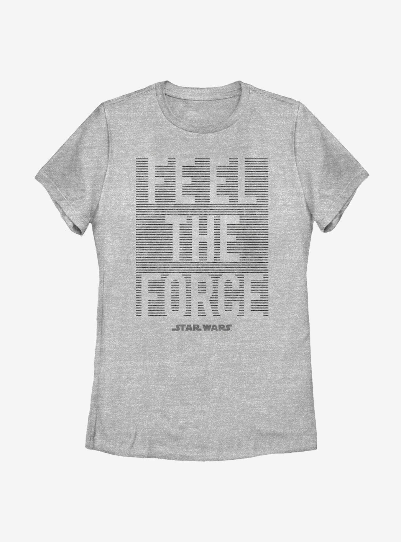 Star Wars Episode VIII: The Last Jedi Force Feels Womens T-Shirt, ATH HTR, hi-res