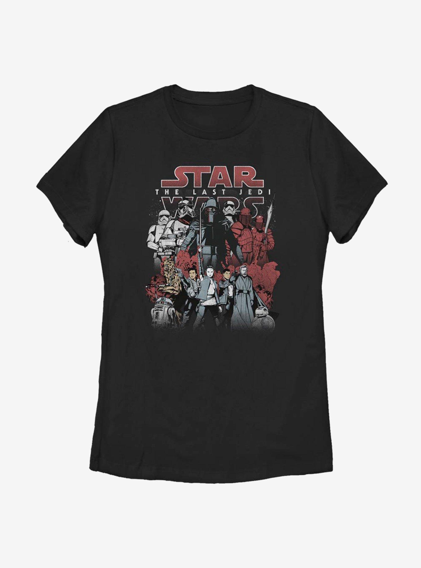 Star Wars Episode VIII: The Last Jedi Good And Evil Womens T-Shirt, BLACK, hi-res