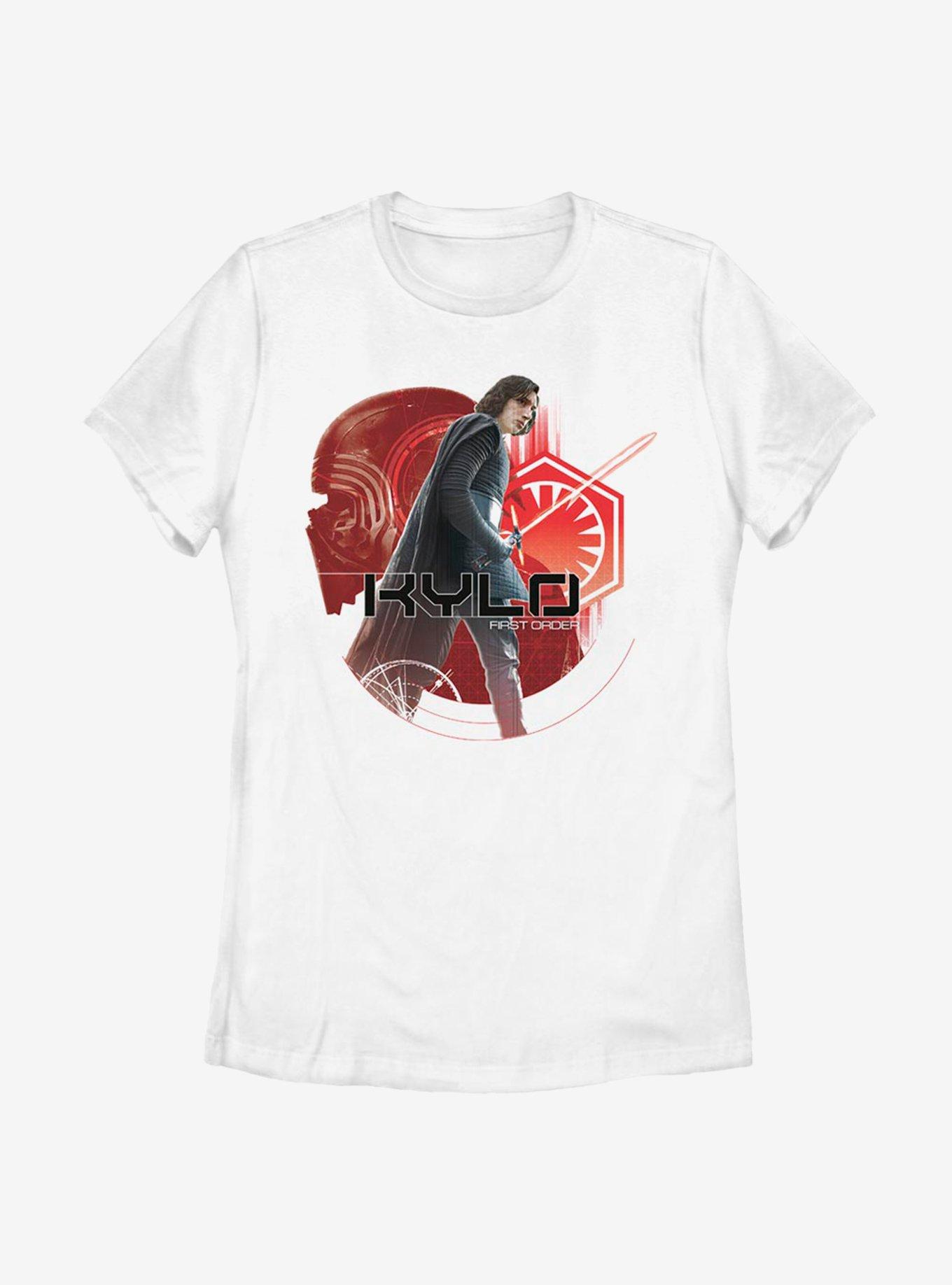 Star Wars Episode VIII: The Last Jedi Kylo Fears Womens T-Shirt, WHITE, hi-res view 1
