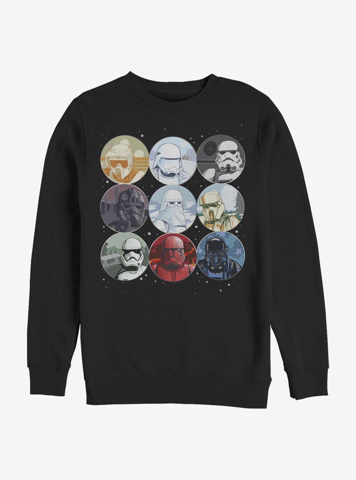 Star Wars Trooper Planets Sweatshirt, BLACK, hi-res
