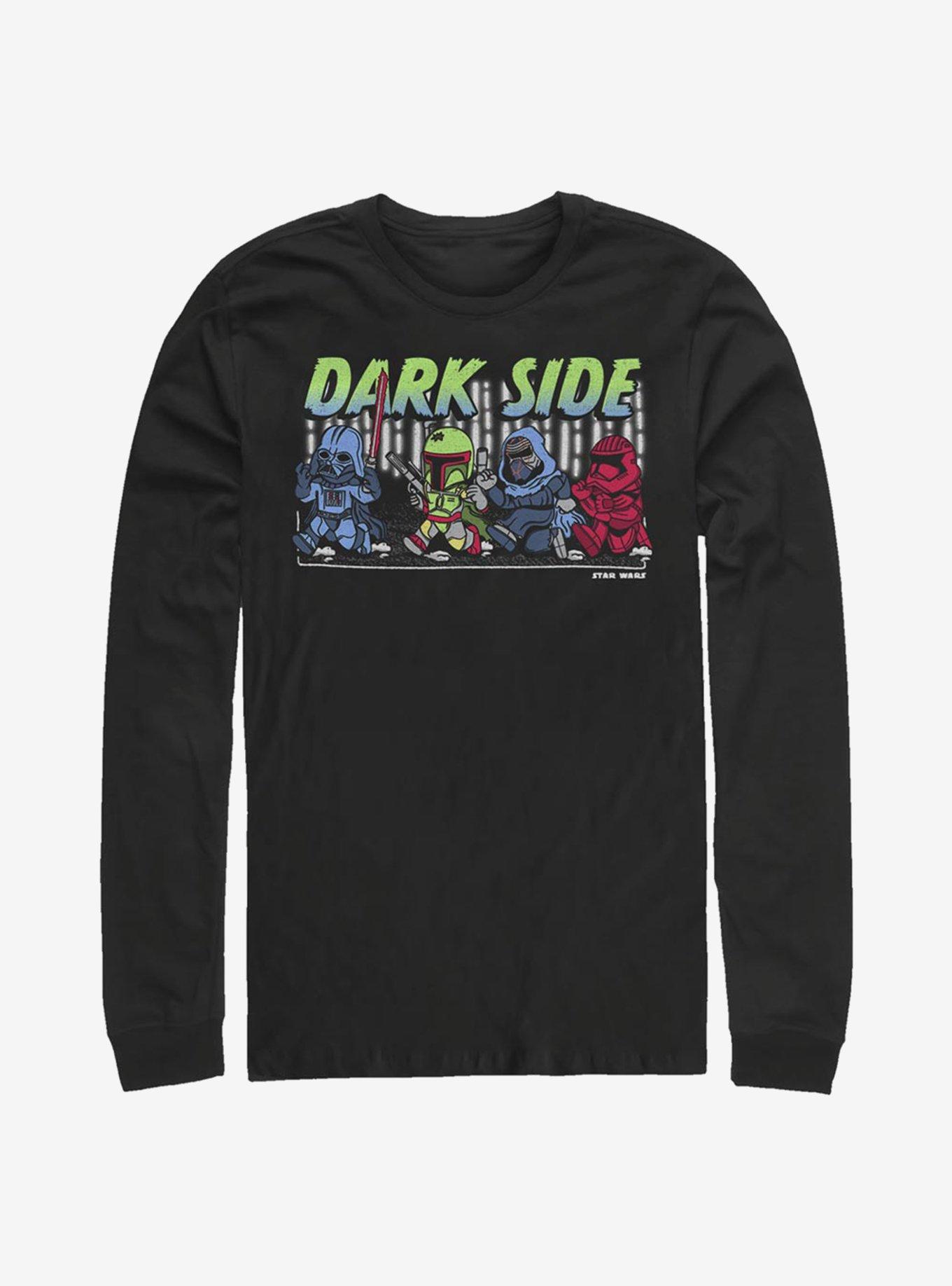 Star Wars Darkside Chase Long-Sleeve T-Shirt, BLACK, hi-res